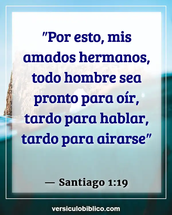 Versículos De La Biblia sobre Idioma (Santiago 1:19)