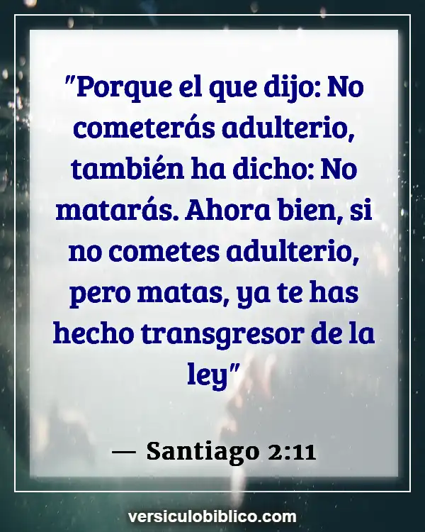 Versículos De La Biblia sobre Desigualdad (Santiago 2:11)