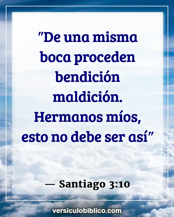 Versículos De La Biblia sobre Insultos (Santiago 3:10)