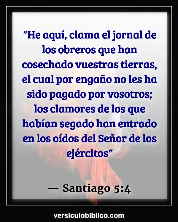 Versículos De La Biblia sobre No funciona (Santiago 5:4)